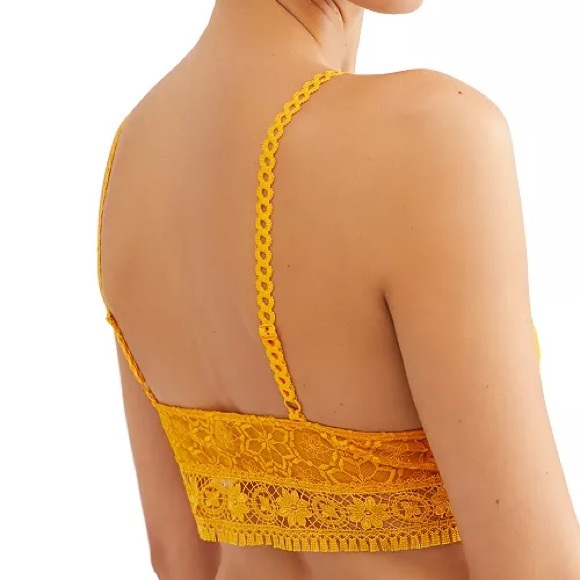 Free People Ella Soft Lace Longline Bralette - Picture 3 of 4